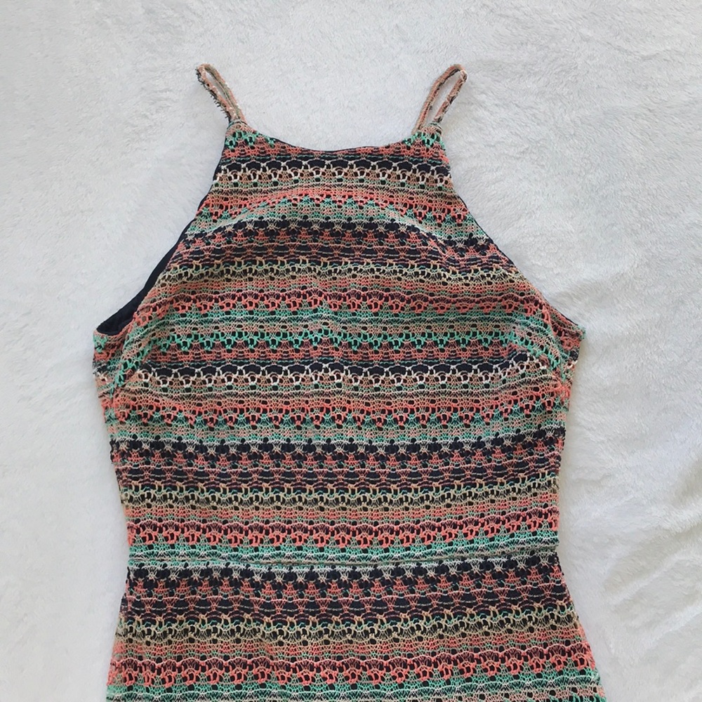 Love Ady Multi Color Racer Back Maxi with Slip
